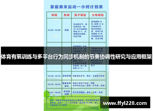 体育有氧训练与多平台行为同步机制的节奏协调性研究与应用框架